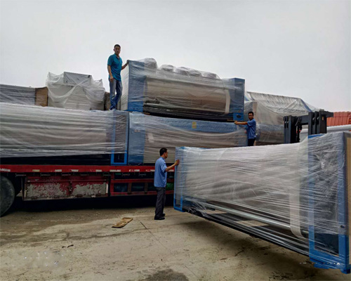 保定水洗廠設(shè)備送貨現(xiàn)場情況圖